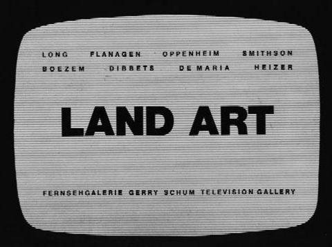 Gerry Schum, uitzending Land Art, Fernsehgalerie, 15 april 1969