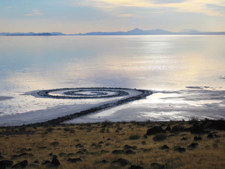 Robert Smithson (1938-1973), Spiral Jetty, 1970, Great Salt Lake, Utah